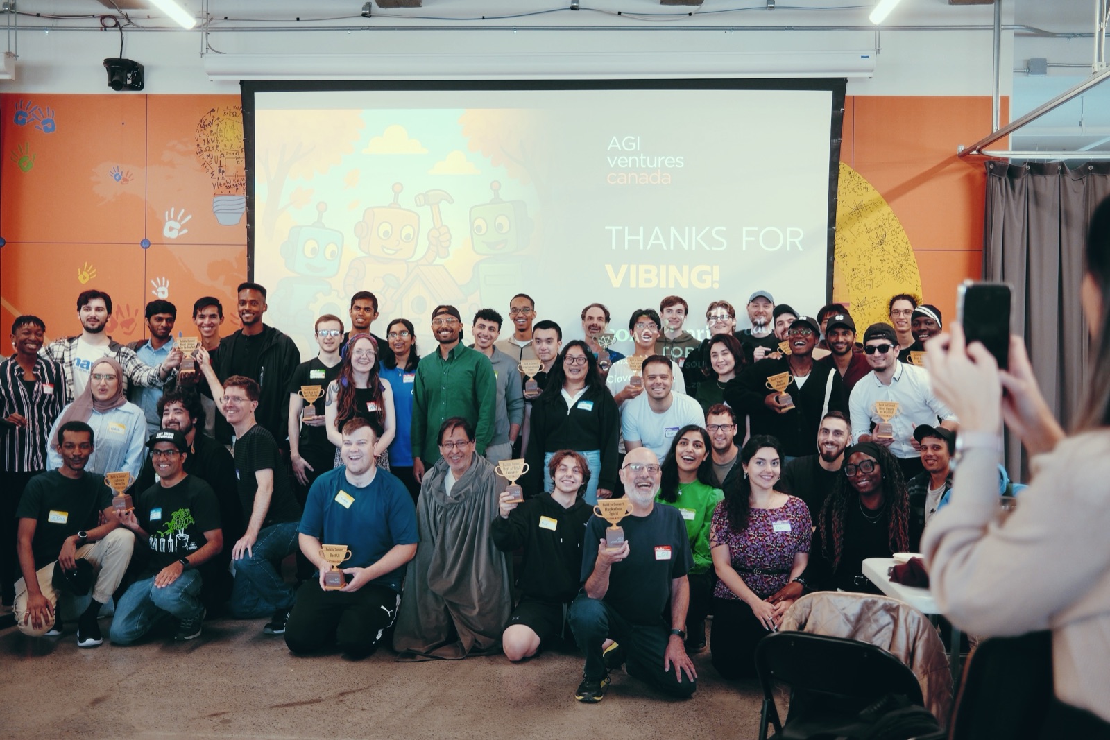 AGIV community members gathered for a group photo